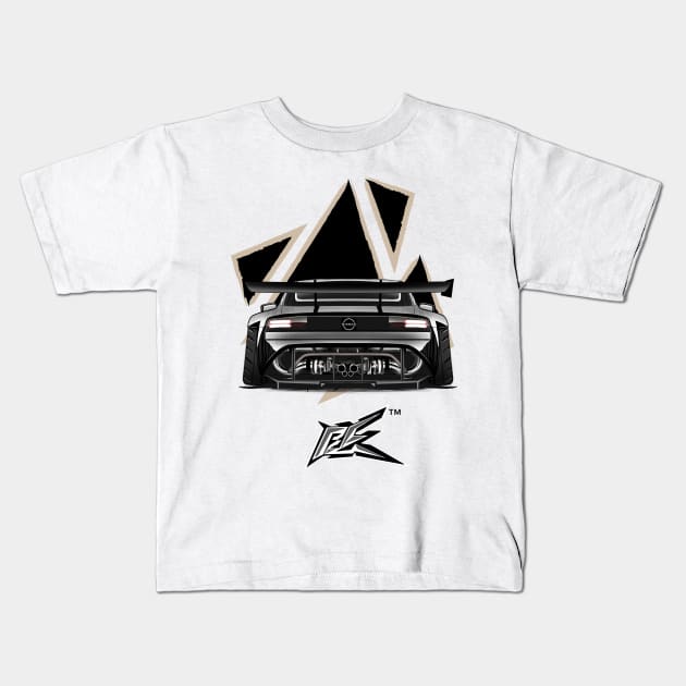 nissan 400z widebody rear Kids T-Shirt by naquash